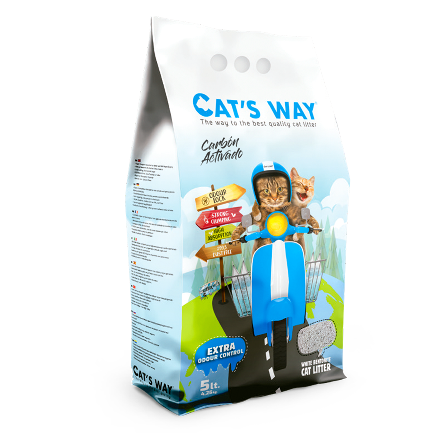 Cat´s Way 17 kg en presentación 8.5kg Arena con Fragancia